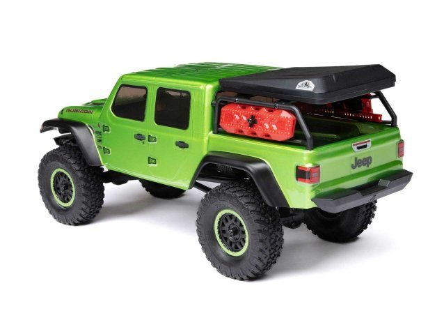 green 1/24 SCX24 Jeep JT Gladiator 4WD Rock Crawler RTR - Cars - view 4