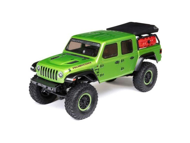 green 1/24 SCX24 Jeep JT Gladiator 4WD Rock Crawler RTR - Cars - view 5