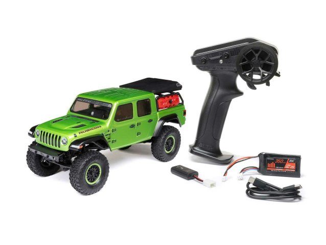 green 1/24 SCX24 Jeep JT Gladiator 4WD Rock Crawler RTR - Cars - view 17