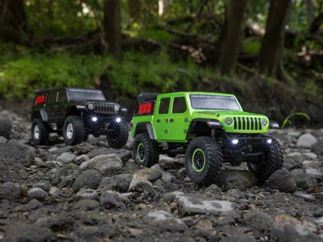 green 1/24 SCX24 Jeep JT Gladiator 4WD Rock Crawler RTR - Cars - view 18