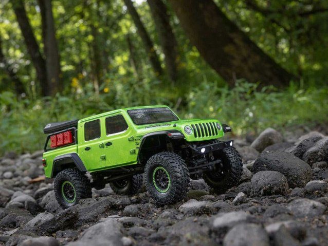 green 1/24 SCX24 Jeep JT Gladiator 4WD Rock Crawler RTR - Cars - view 19