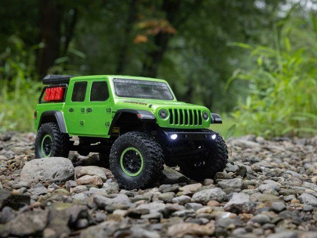 green 1/24 SCX24 Jeep JT Gladiator 4WD Rock Crawler RTR - Cars - view 20