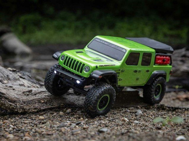 green 1/24 SCX24 Jeep JT Gladiator 4WD Rock Crawler RTR - Cars - view 21