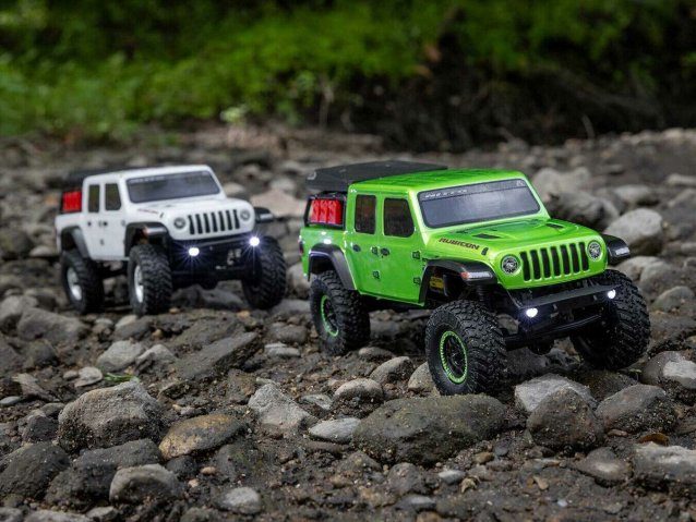 green 1/24 SCX24 Jeep JT Gladiator 4WD Rock Crawler RTR - Cars - view 22