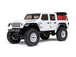 white 1/24 SCX24 Jeep JT Gladiator 4WD Rock Crawler RTR