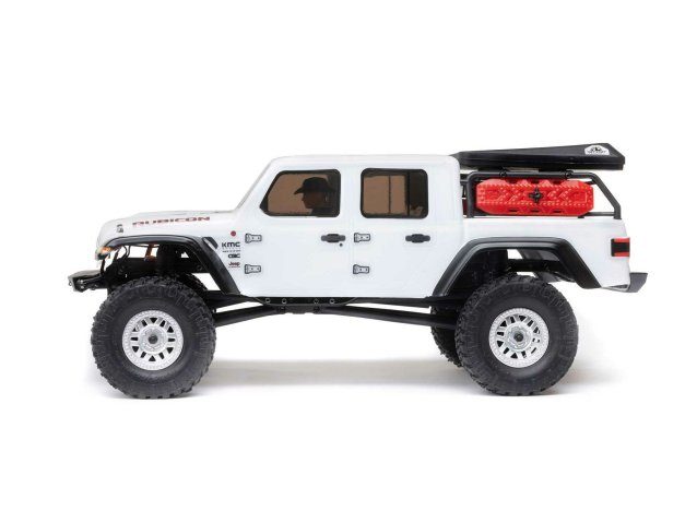 white 1/24 SCX24 Jeep JT Gladiator 4WD Rock Crawler RTR - Cars - view 5