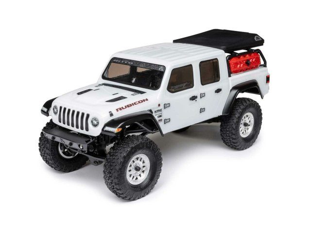 white 1/24 SCX24 Jeep JT Gladiator 4WD Rock Crawler RTR - Cars - view 9