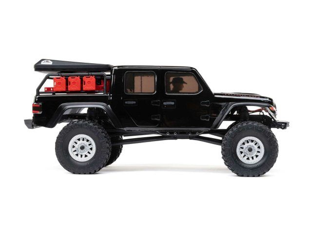 black 1/24 SCX24 Jeep JT Gladiator 4WD Rock Crawler RTR - Cars - view 6