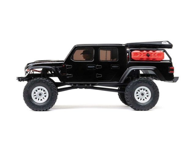 black 1/24 SCX24 Jeep JT Gladiator 4WD Rock Crawler RTR - Cars - view 8