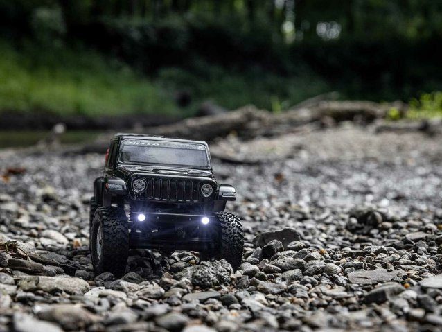 black 1/24 SCX24 Jeep JT Gladiator 4WD Rock Crawler RTR - Cars - view 19