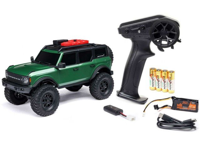 green 1/24 SCX24 Ford Bronco 4X4 RTR with battery and charger - Cars - view 8