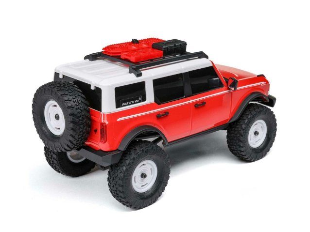 red 1/24 SCX24 Ford Bronco 4X4 RTR with battery and charger - Cars - view 2