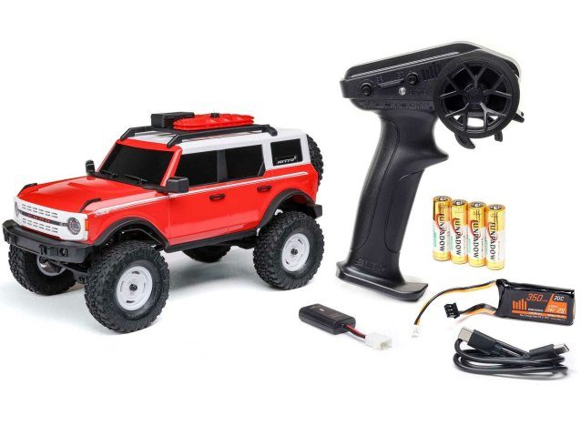 red 1/24 SCX24 Ford Bronco 4X4 RTR with battery and charger - Cars - view 8
