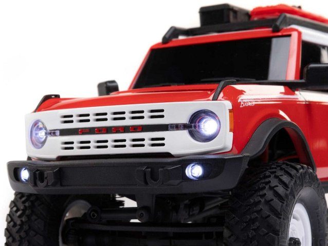 red 1/24 SCX24 Ford Bronco 4X4 RTR with battery and charger - Cars - view 11