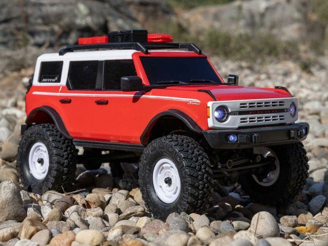 red 1/24 SCX24 Ford Bronco 4X4 RTR with battery and charger - Cars - view 17
