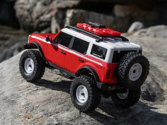 red 1/24 SCX24 Ford Bronco 4X4 RTR with battery and charger - Cars - view 18