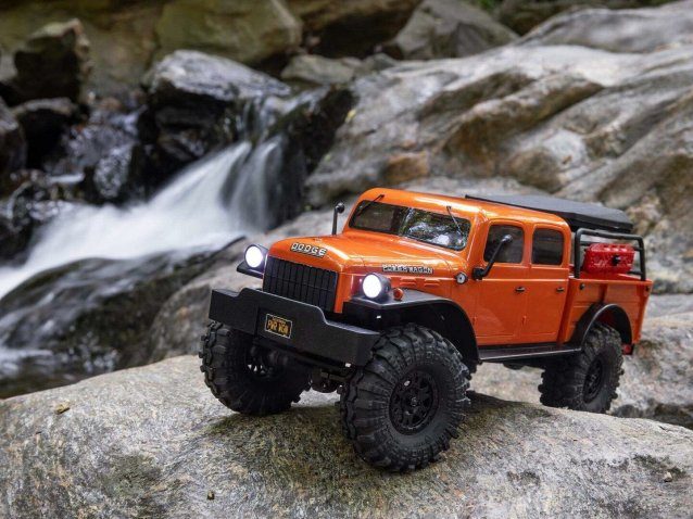 orange 1/24 SCX24 Dodge Power Wagon 4WD Rock Crawler RTR - Cars - view 14