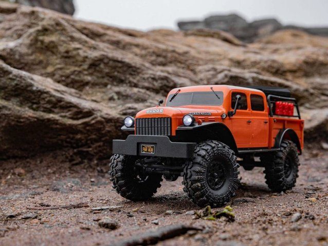 orange 1/24 SCX24 Dodge Power Wagon 4WD Rock Crawler RTR - Cars - view 18