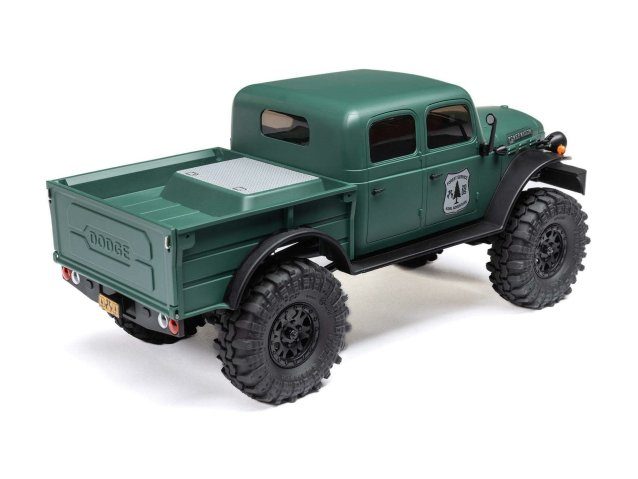 green 1/24 SCX24 Dodge Power Wagon 4WD Rock Crawler RTR - Cars - view 4