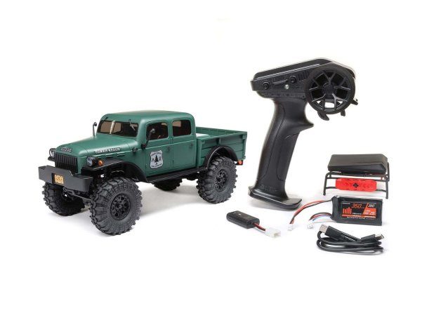 green 1/24 SCX24 Dodge Power Wagon 4WD Rock Crawler RTR - Cars - view 10
