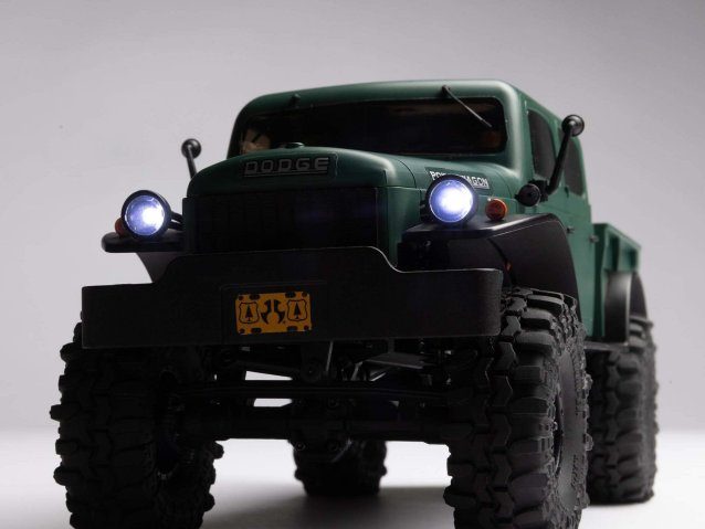 green 1/24 SCX24 Dodge Power Wagon 4WD Rock Crawler RTR - Cars - view 11