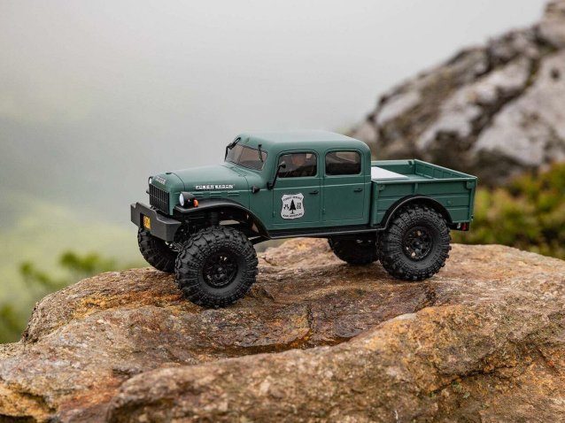 green 1/24 SCX24 Dodge Power Wagon 4WD Rock Crawler RTR - Cars - view 16