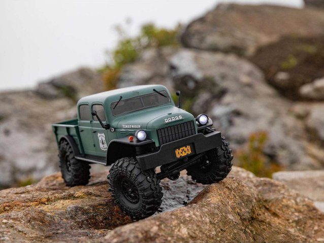 green 1/24 SCX24 Dodge Power Wagon 4WD Rock Crawler RTR - Cars - view 17