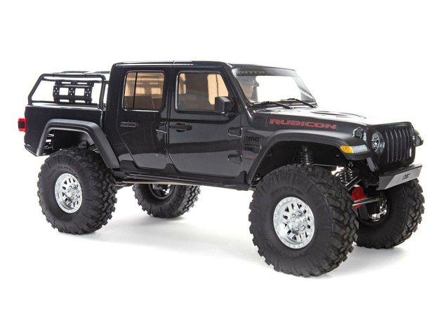grey 1/10 SCX10III Jeep JT Gladiator 4WD Rock Crawler RTR - Cars