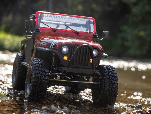 red 1/10 SCX10 III Jeep CJ-7 4WD RTR - Cars - view 11
