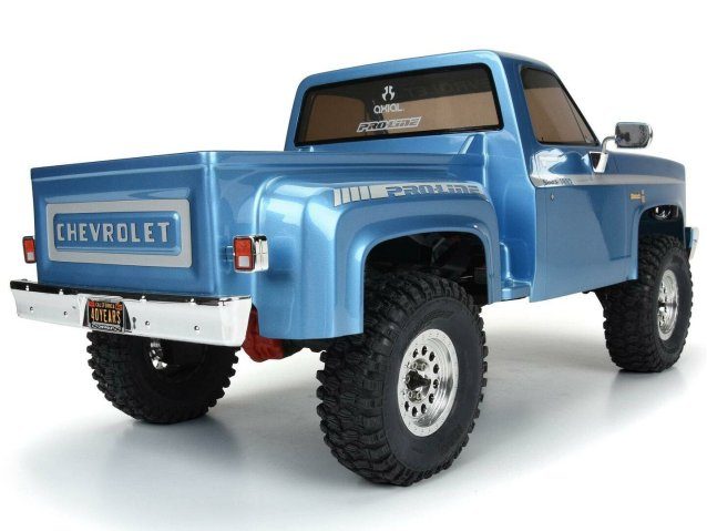 blue 1/10 SCX10 III Base Camp 1982 Chevy K10 4WD RTR - Cars - view 2