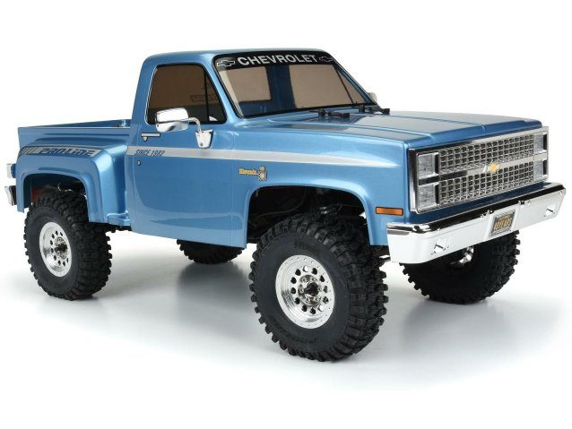 blue 1/10 SCX10 III Base Camp 1982 Chevy K10 4WD RTR - Cars - view 4