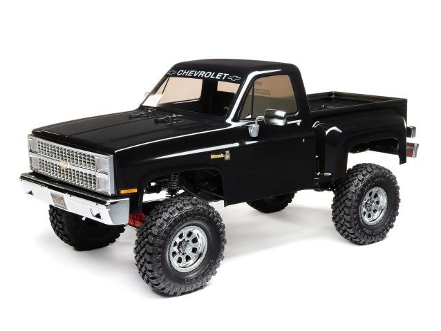 black 1/10 SCX10 III Base Camp 1982 Chevy K10 4WD RTR - Cars