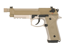 SRC M92 SR9A3 Gas Blowback Pistol (Dual Powered - Tan)