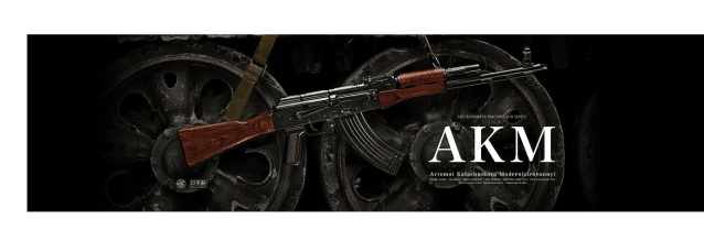 Tokyo Marui AKM Gas Blowback Rifle - Black/Wood - Tokyo Marui - view 2