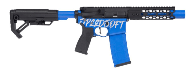 blue Saigo Defense Bushido Chugi Speedsoft Series - Airsoft M4 Rifles - view 2