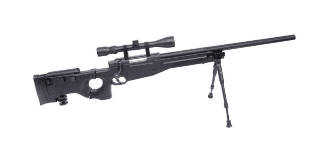 Well MB08 L96 Spring Sniper Rifle (Upgraded Steel Parts - Nylon Body - with Scope and Bipod) - Classic Airsoft Guns - view 5