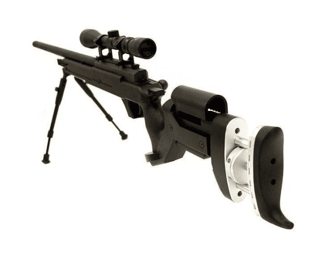 Well MB05 MK96 Spring Sniper Rifle (Upgraded Steel Parts - Nylon Body - with Scope and Bipod) - Well - view 3