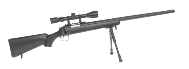 Well MB03 VSR10 Spring Sniper Rifle (Upgraded Steel Parts - Nylon Body - with Scope and Bipod) - Well - view 4