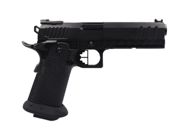 Armorer Works Custom Black Ace Hi-Capa GBBP (Black Slide - Black Barrel - AW-HX2033) - Airsoft Hi Capa Pistols - view 2