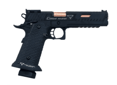 EMG x Armorer Works x Taran Tactical International Distinct JW3 Combat Master GBBP (FULLY AUTO. - TTI - Full Metal - Black - TT-CM0103)