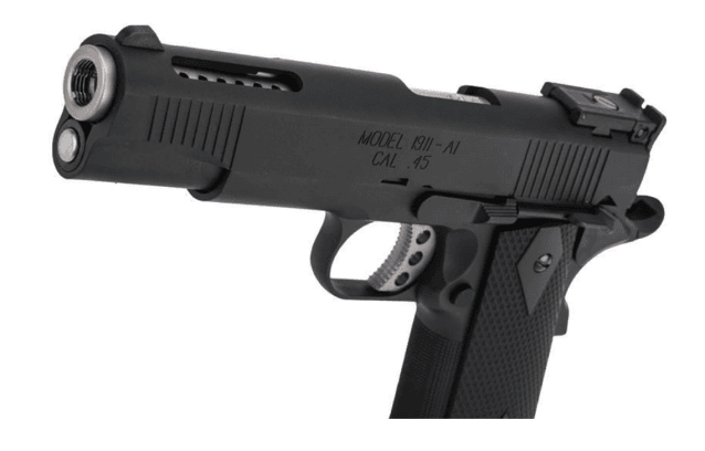 Armorer Works Custom 1911 GBBP (AW-NE1202 - Black) - Airsoft Hi Capa Pistols - view 5