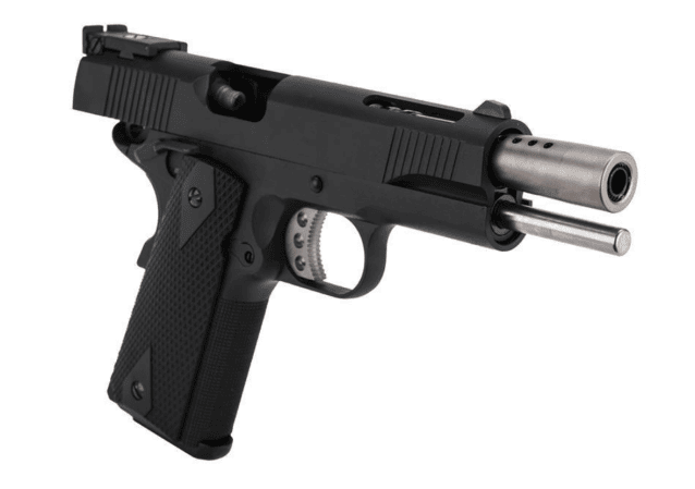 Armorer Works Custom 1911 GBBP (AW-NE1202 - Black) - Airsoft Hi Capa Pistols - view 6