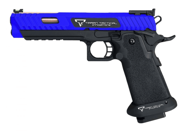 EMG x Armorer Works x Taran Tactical International Island Recon JW3 Combat Master GBBP (TTI - Full Metal - BLUE - TT-CM0200) - Two Tone Airsoft Gun