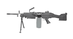 A&K M249 MK2 Full Metal with Drum Magazine ( AK-249-MK2 - Black)