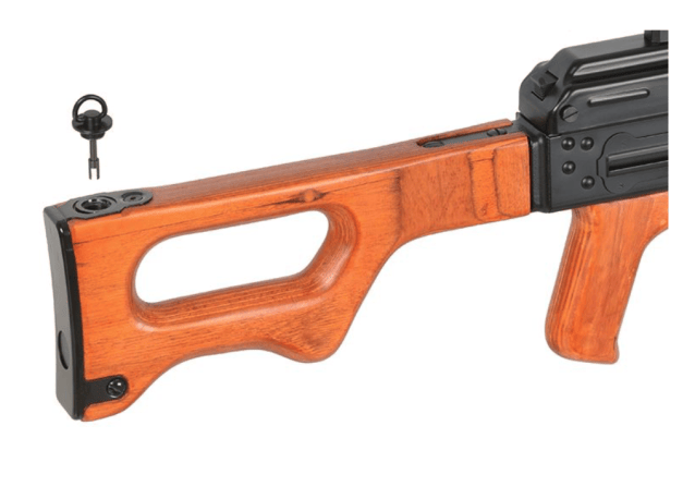 A&K PK Support Rifle (Real Wood Grip and Stock) - Airsoft Support Rifles - view 3