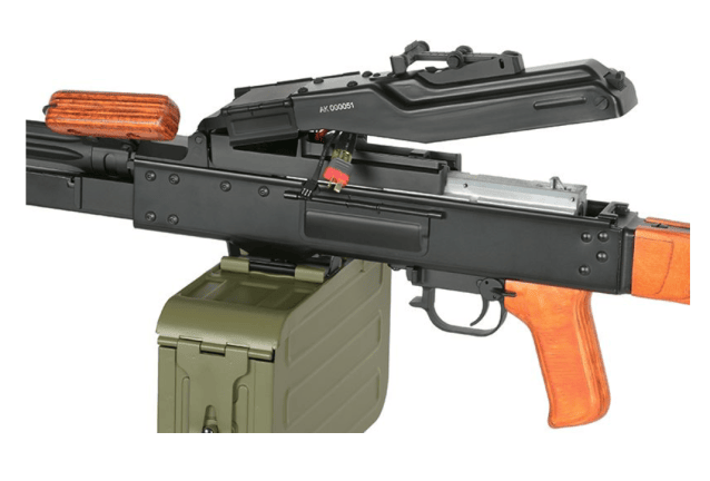A&K PK Support Rifle (Real Wood Grip and Stock) - Airsoft Support Rifles - view 5