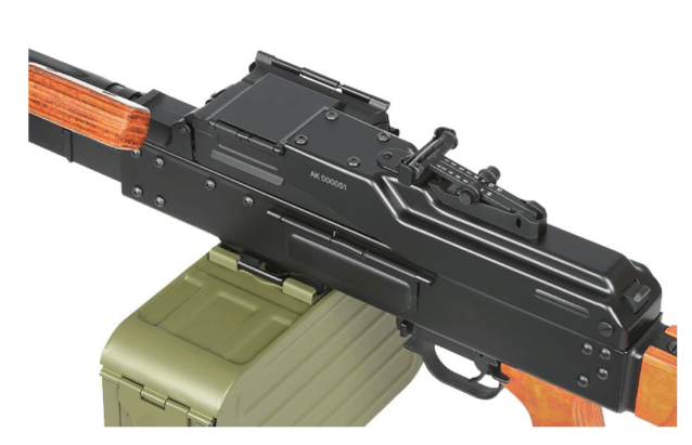 A&K PK Support Rifle (Real Wood Grip and Stock) - Airsoft Support Rifles - view 6