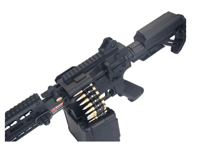 Golden Eagle MCR LMG AEG with Drum Mag. M - Airsoft Support Rifles - view 4