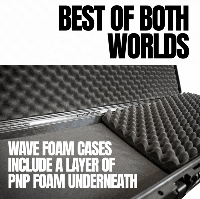 Rebel Polymer 2 Wheeled Large Hard Case (Wave/PnP Foam) - IP67 Waterproof, Flight-Ready - Airsoft Hard Cases - view 5