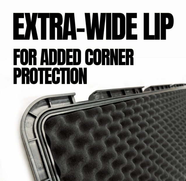 Rebel Polymer 2 Wheeled XL Hard Case (Wave/PnP Foam) - IP67 Waterproof, Flight-Ready - Airsoft Hard Cases - view 8